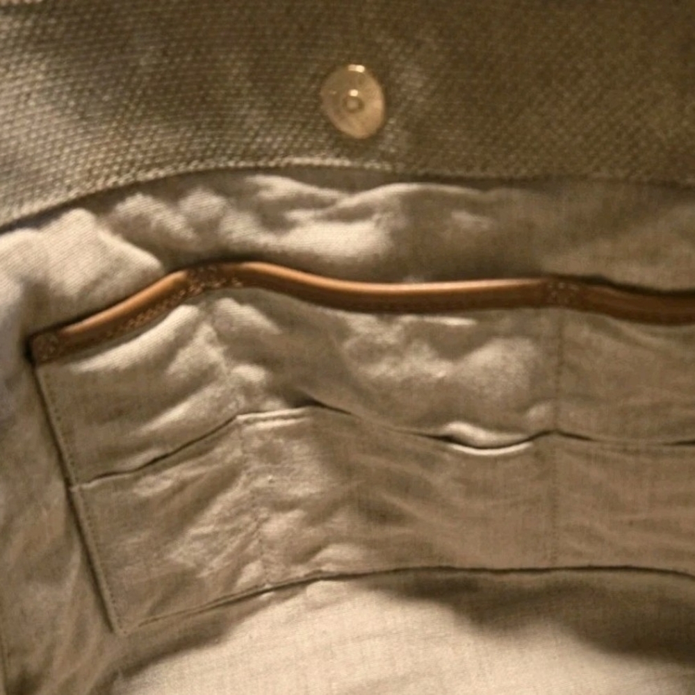 Michael Kors Beige Canvas Tote with Rope Handles - Picture 5 of 7